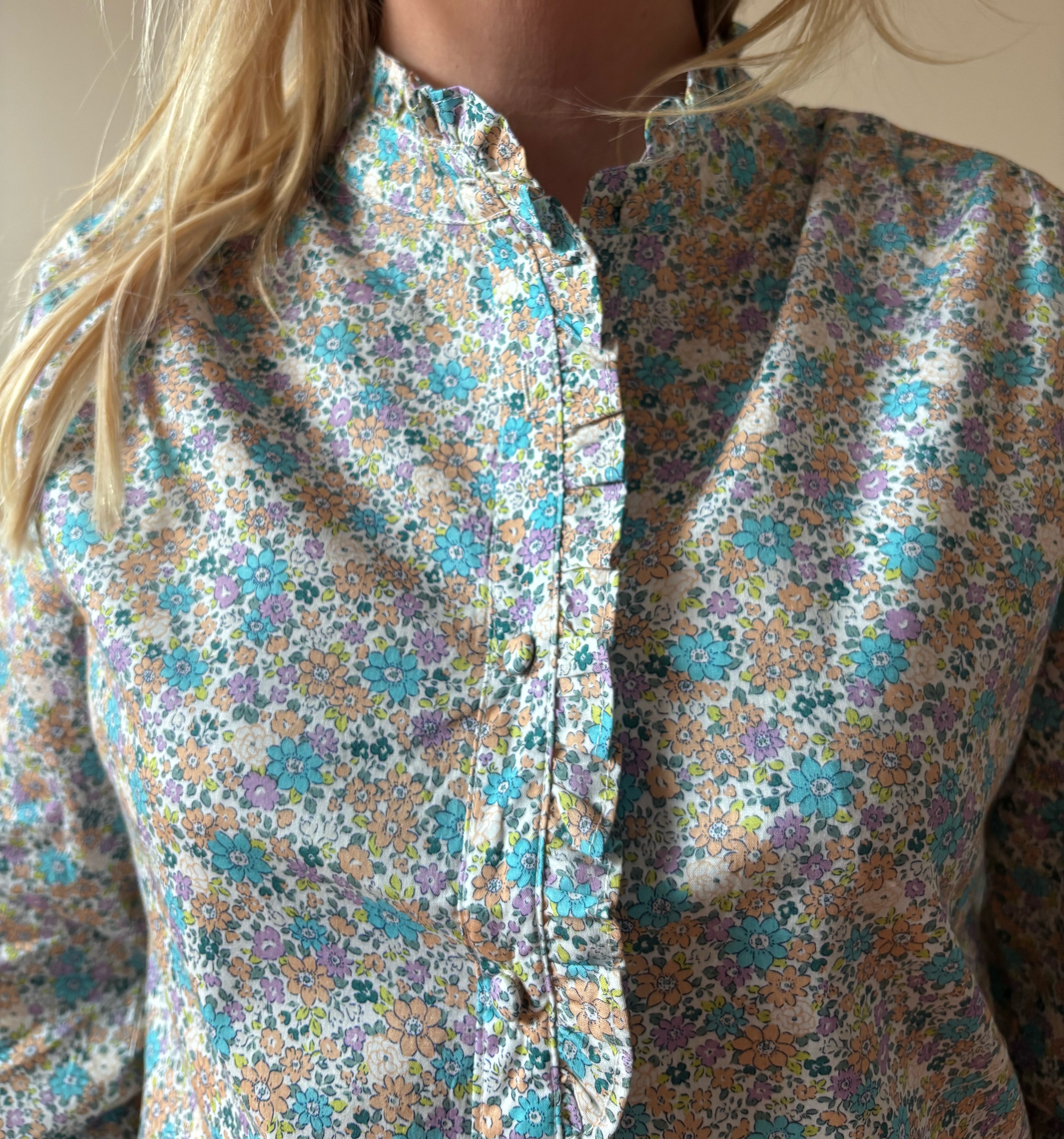 CHEMISE BLEUE CHLOE Chic et Paillettes